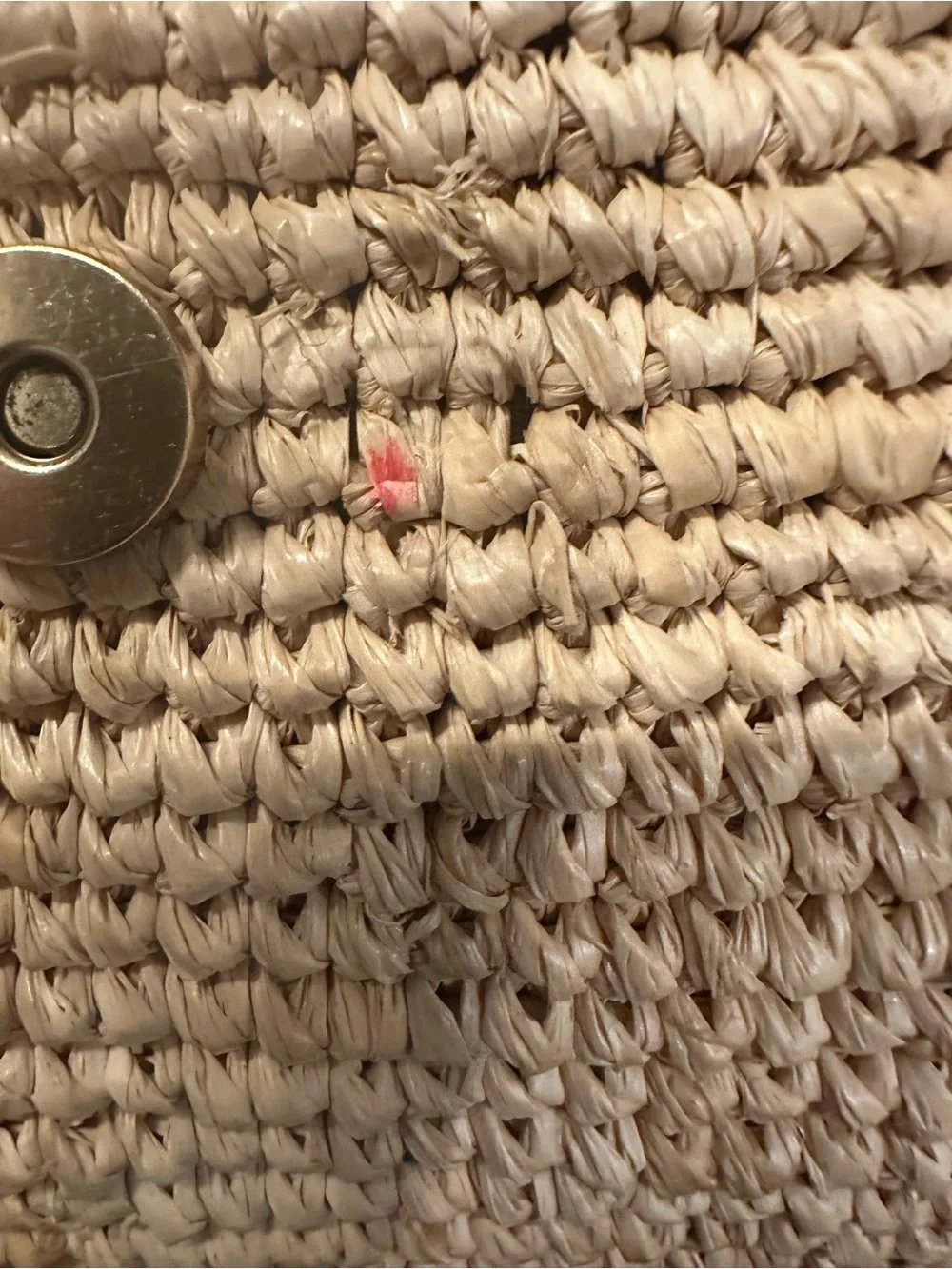 BTB # 030 Los Angeles Milan Floral Handcrafted Raffia Floral Clutch - Natural